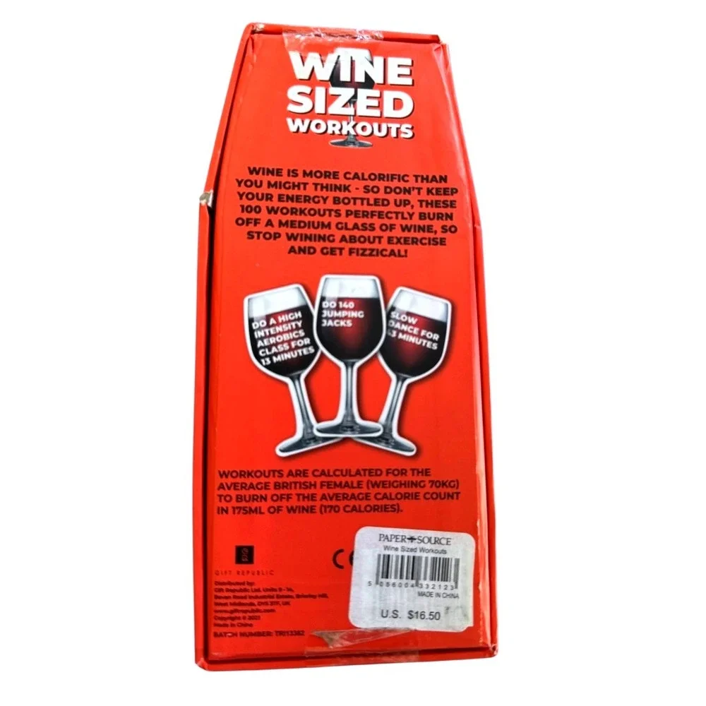 Wine Sized Workouts New 100 Exercises to Burn Off A Glass of Wine Fitness‎ Guide